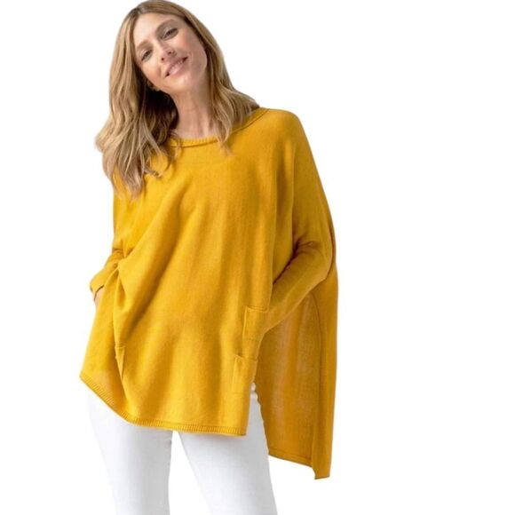 NEW MER SEA Catalina Sweater in Mustard Yellow WOMANS Size S/M - Picture 1 of 8